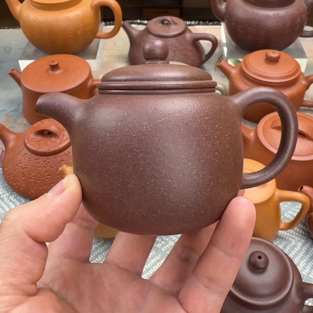 阿***胖茶壶紫砂微瑕 匏尊 手工紫泥 175cc