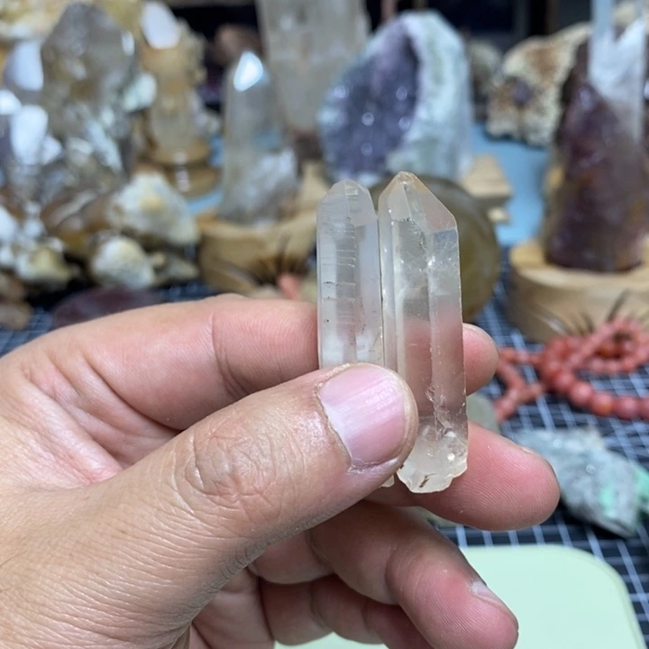 水晶水晶柱未镶嵌