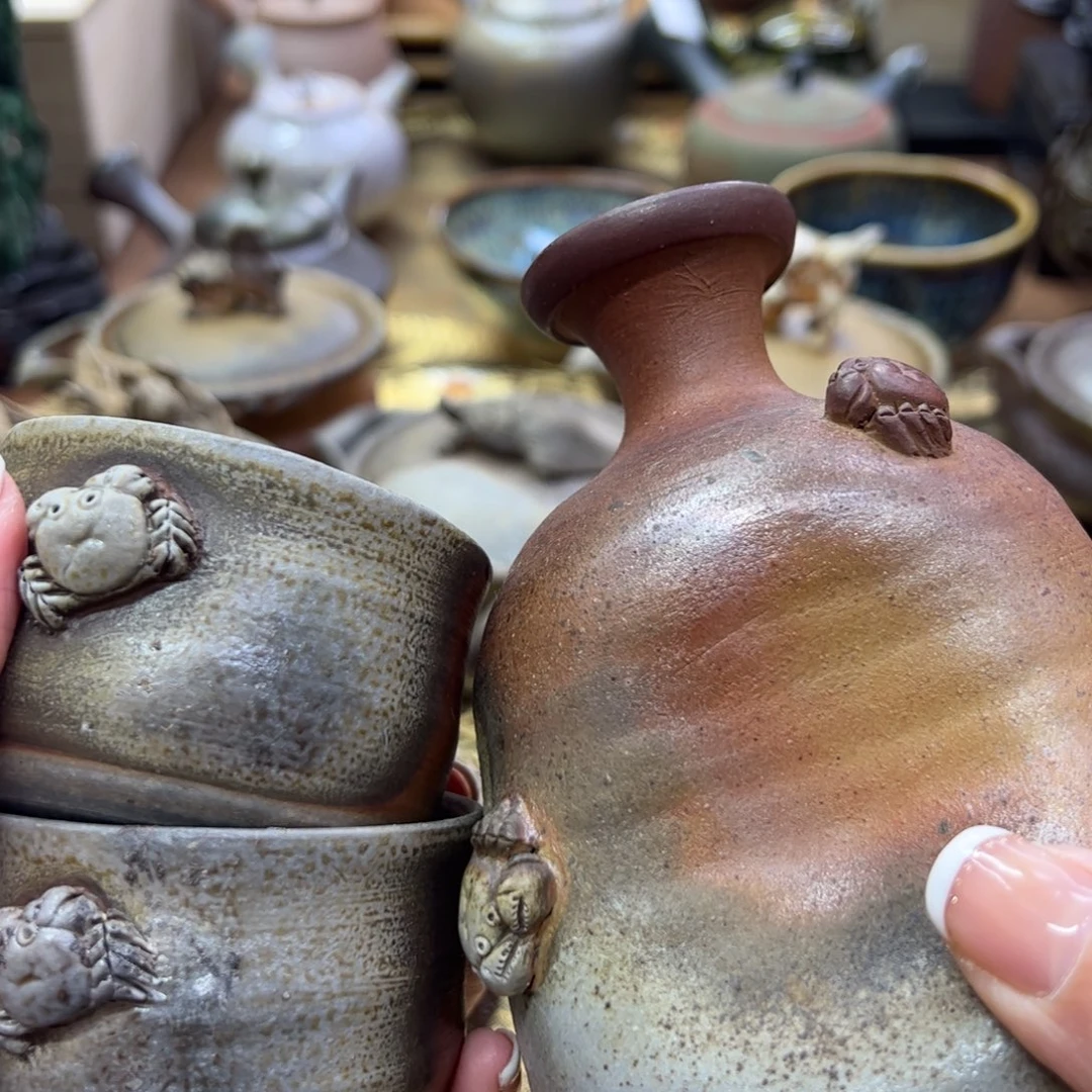 小西陶古备前烧备前速**素