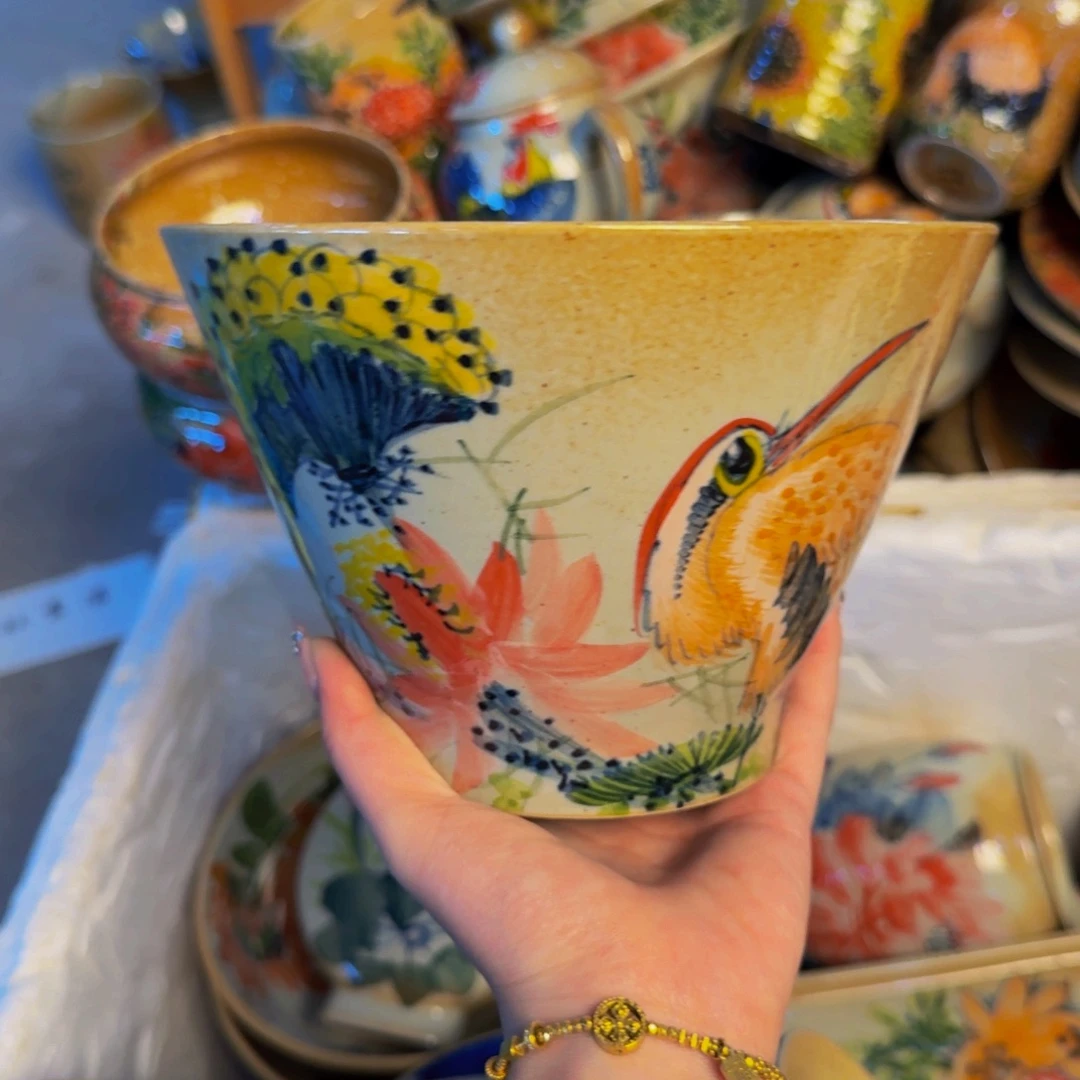 瓷片景德镇陶瓷手工手绘