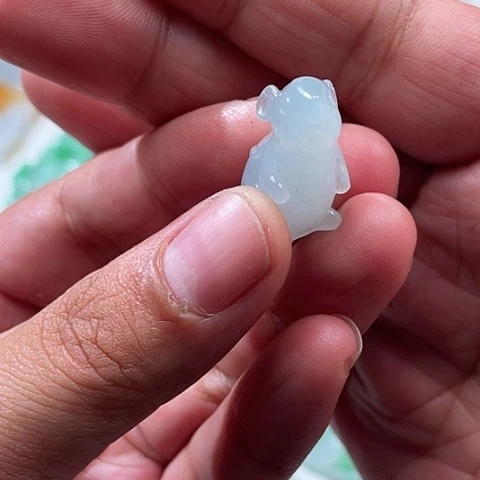 翡翠未镶嵌颈饰翡玉缘翡翠