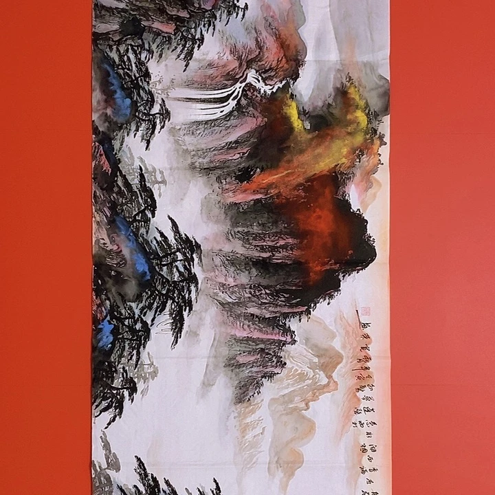 国画山水花鸟字画书画国画