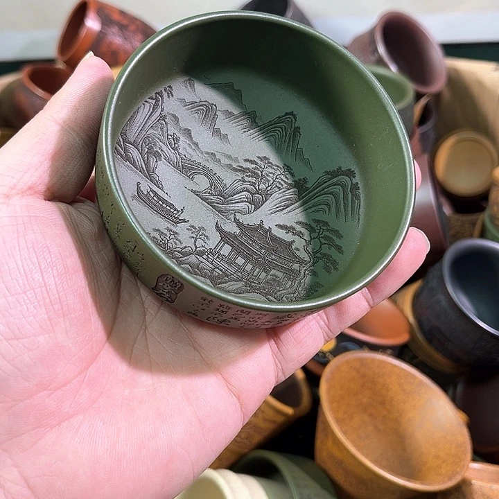 茶杯紫砂全手工紫砂主人杯