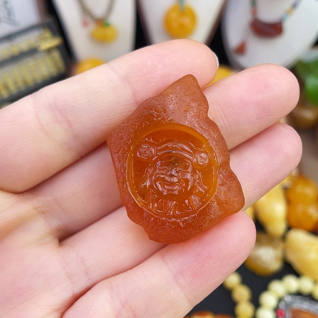 琥珀未镶嵌裸石我