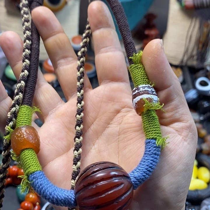 玛瑙/玉髓未镶嵌颈饰