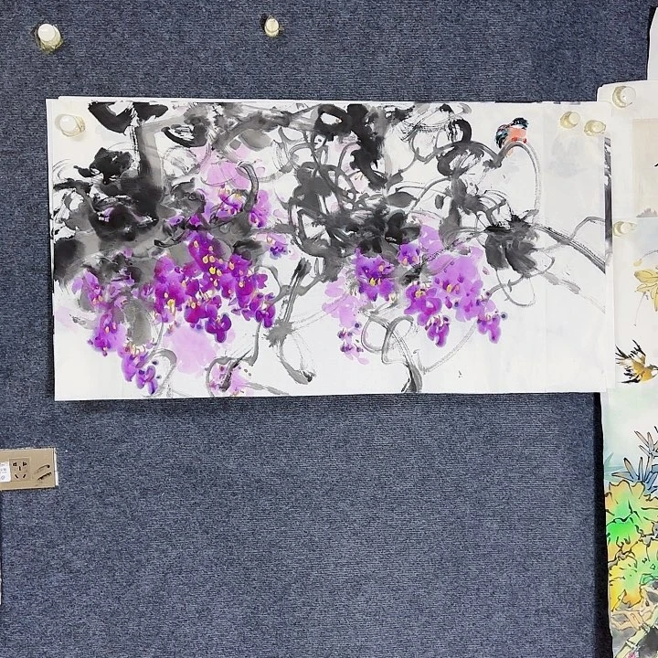 国画国画花鸟画作品