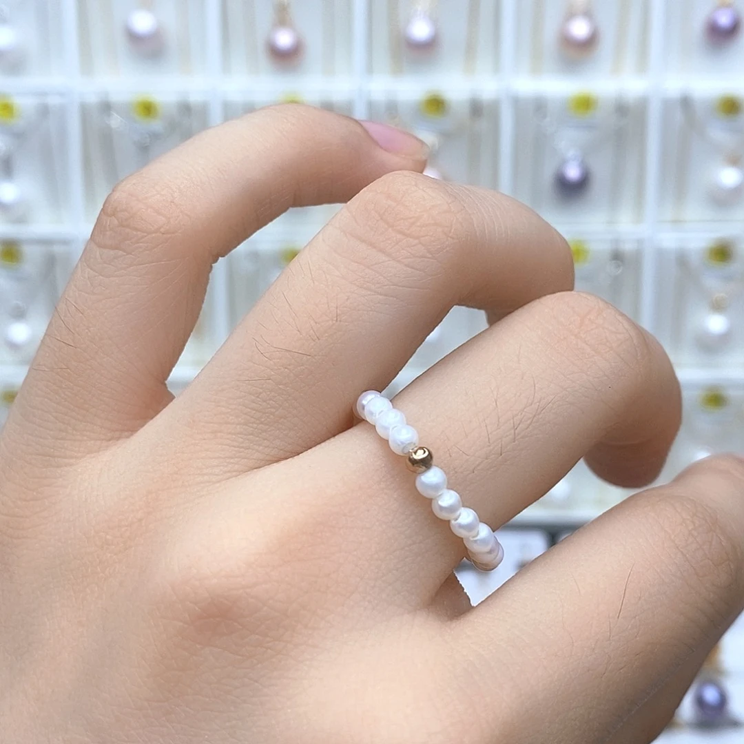 淡水珍珠合金颈饰