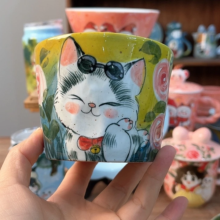 陶景德镇釉下手绘陶瓷