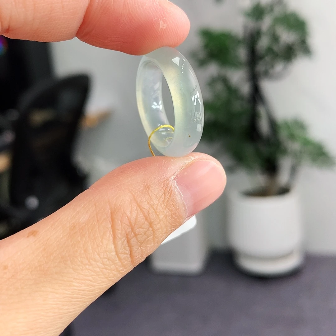 翡翠未镶嵌戒指8号