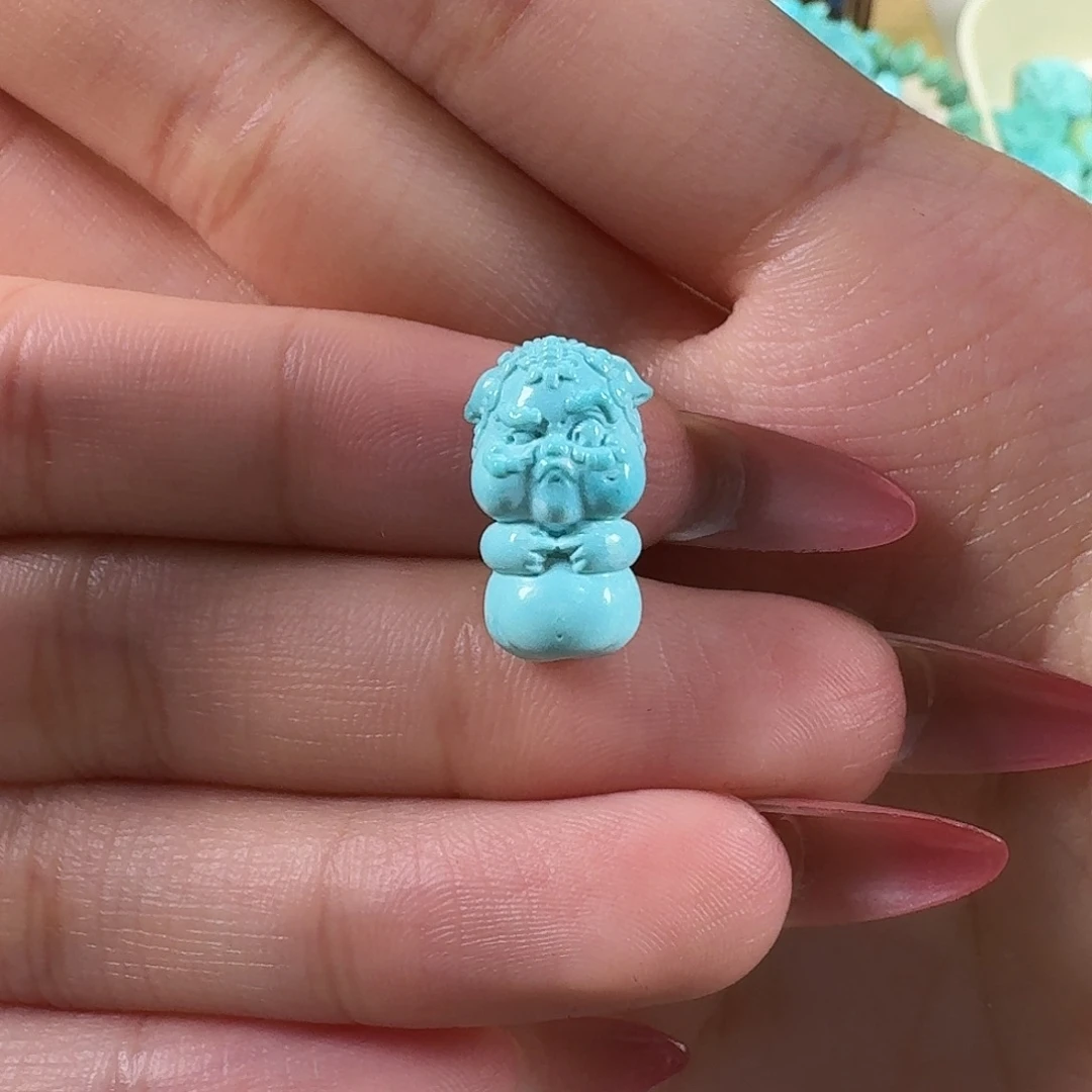 绿松石未镶嵌吊坠(不含链)