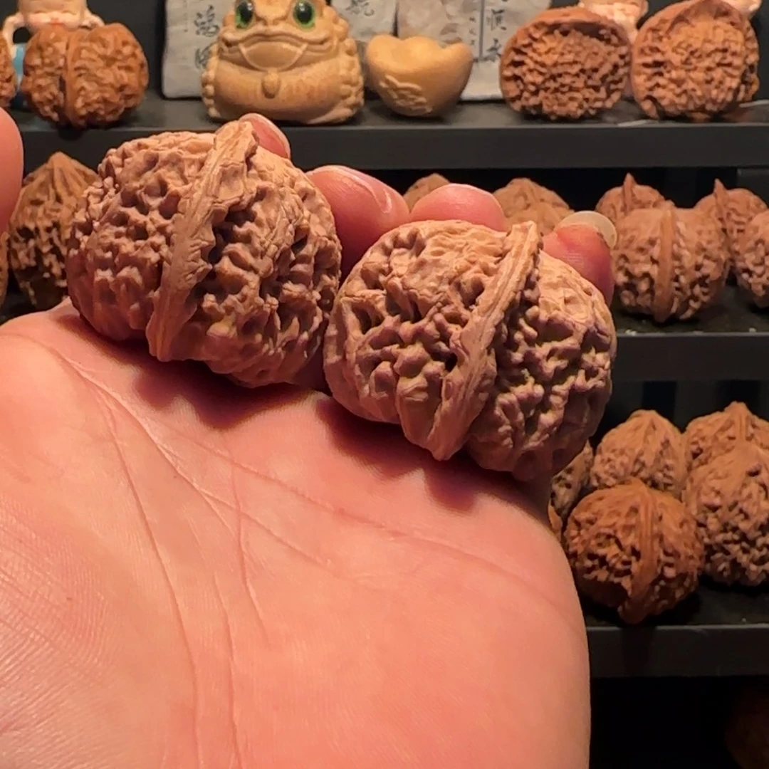 桃核把件姜*柔白狮子头42