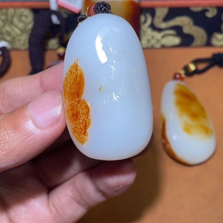 和田玉未镶嵌颈饰J