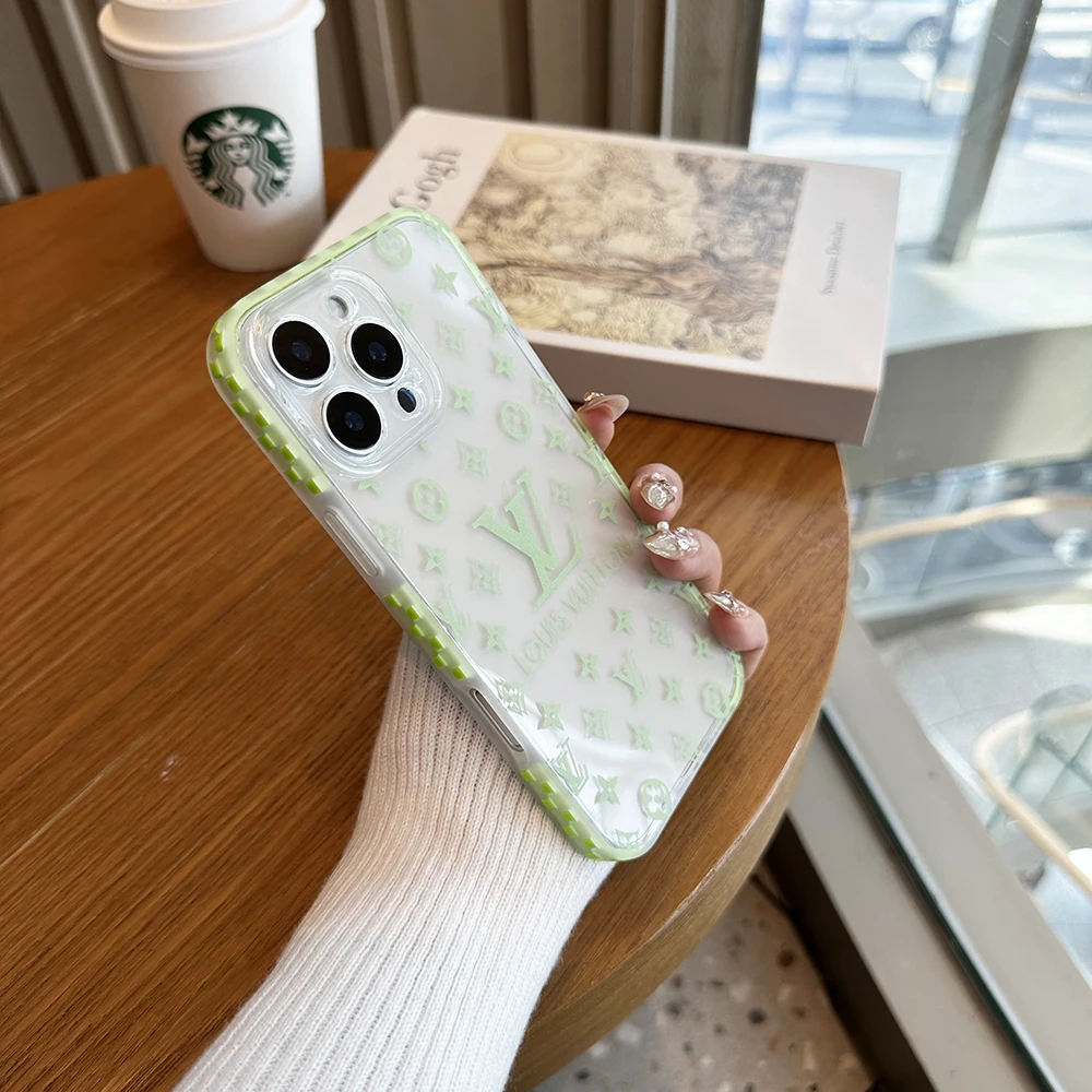适用苹果16promax手机壳iphone15透明奢华14防摔潮牌13高级感老花