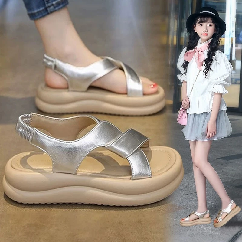 女童踩水凉鞋夏季新款儿童运动凉鞋中大童休闲沙滩鞋时尚百搭童鞋