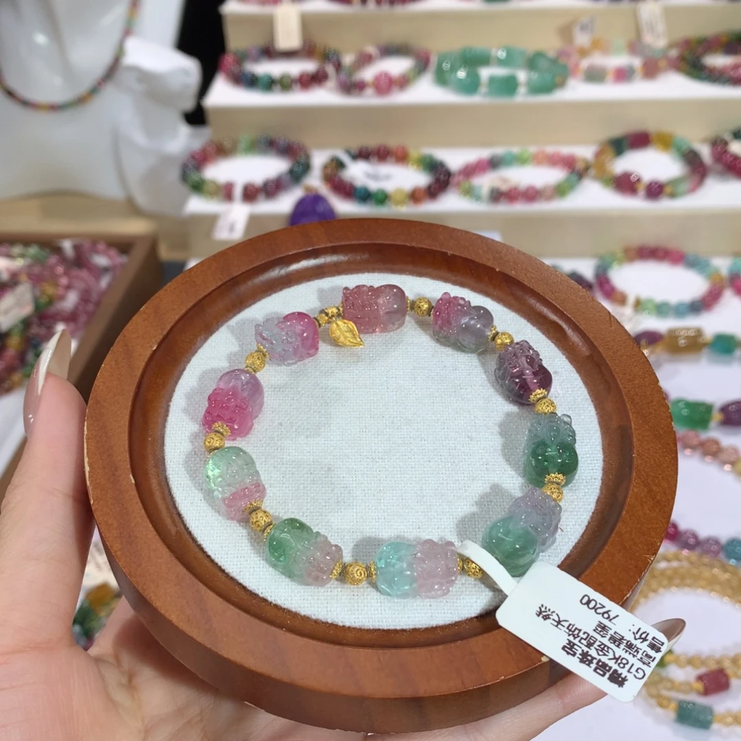 貔貅手串未镶嵌碧玺