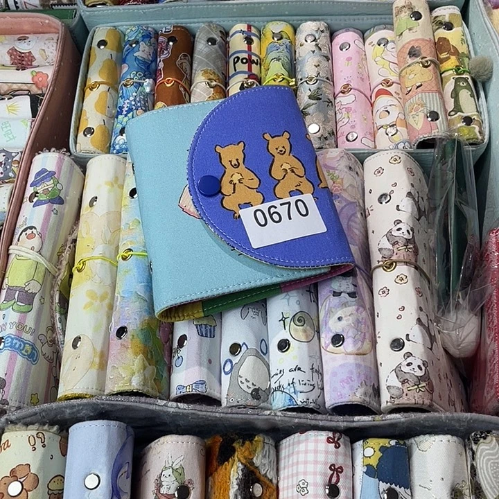 织绣a7三折活页送纸0670