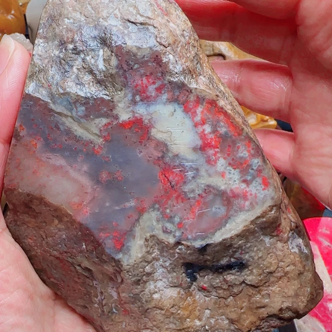 昌化鸡血石华*昌化鸡血石