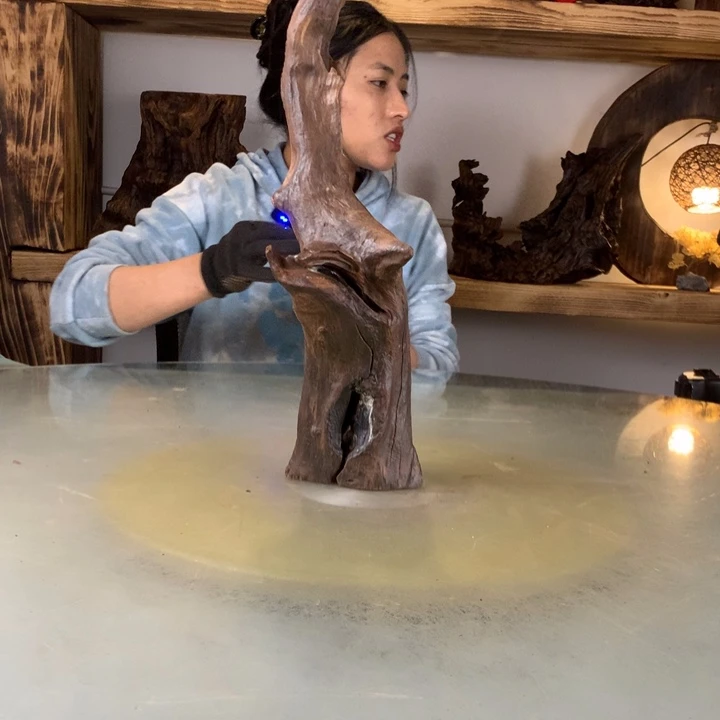 怪****天然的云南紫柚木会黄水