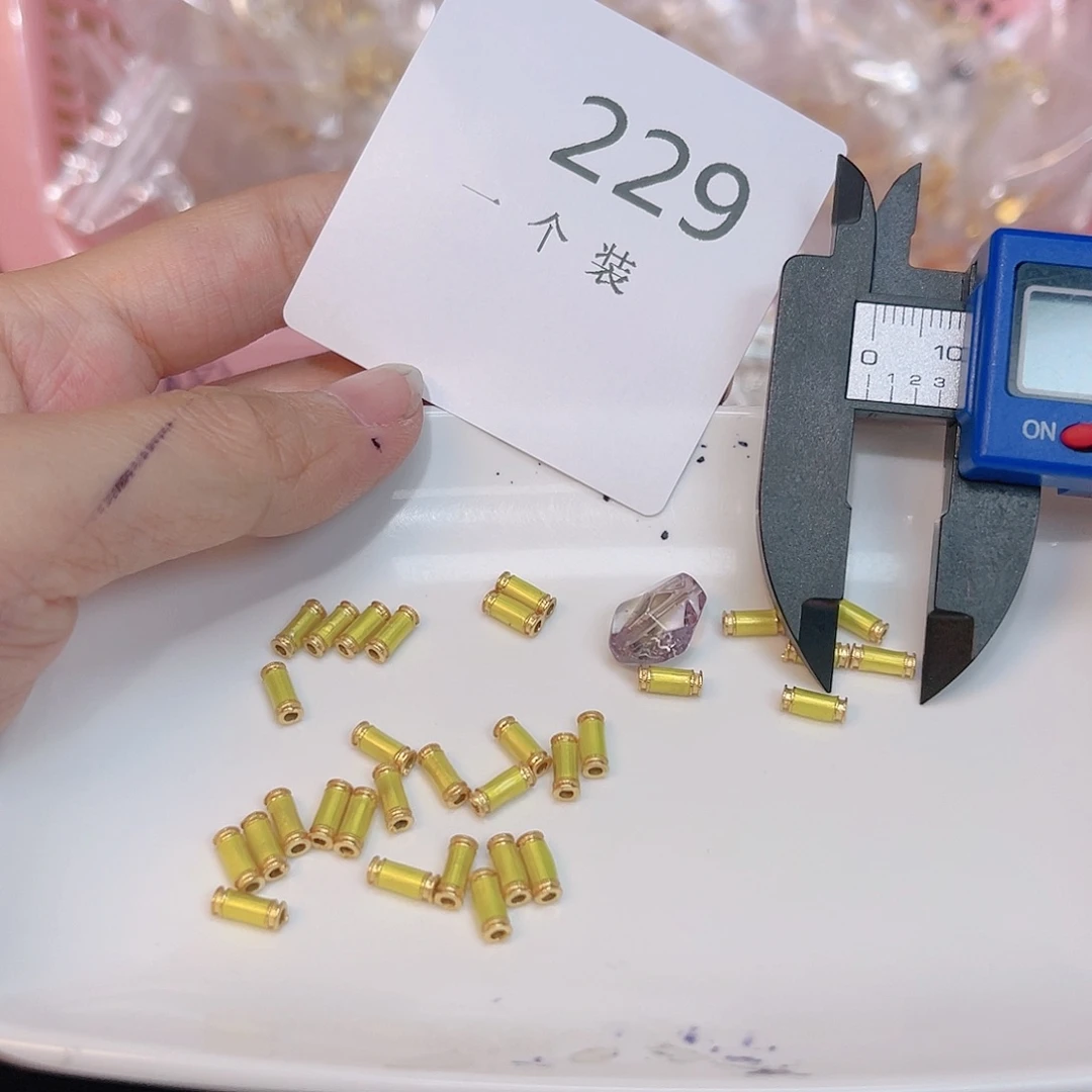 紫晶珠宝半成品银S925镀金镶嵌229