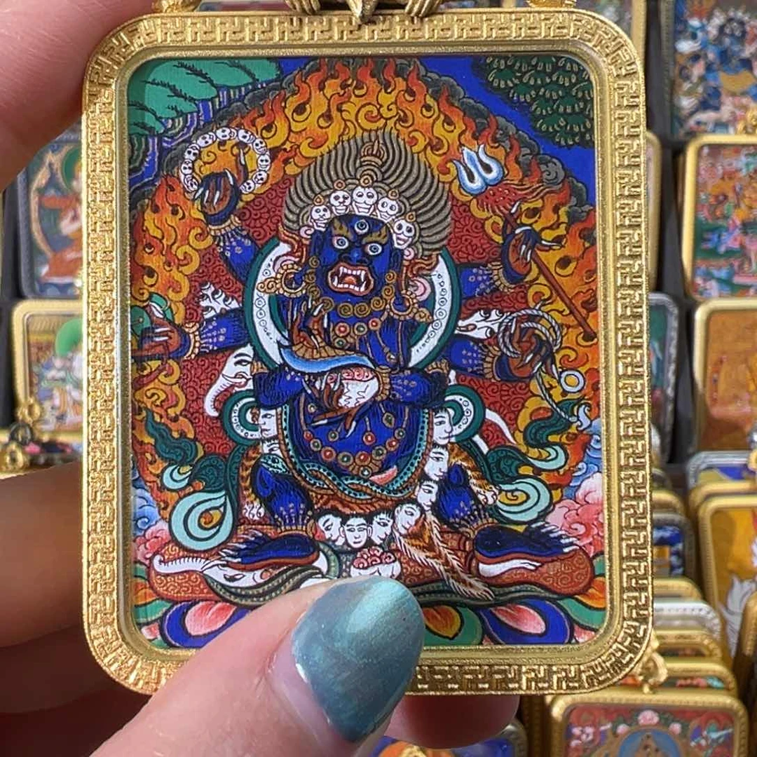 吊坠京***王唐卡唐卡唐卡