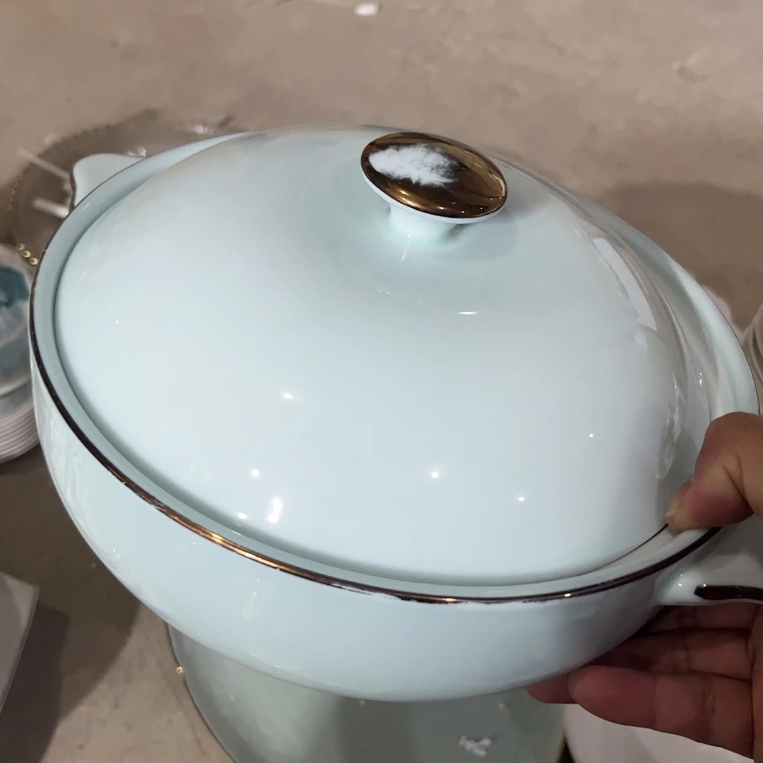 瓷片汤锅一个瑕疵断金