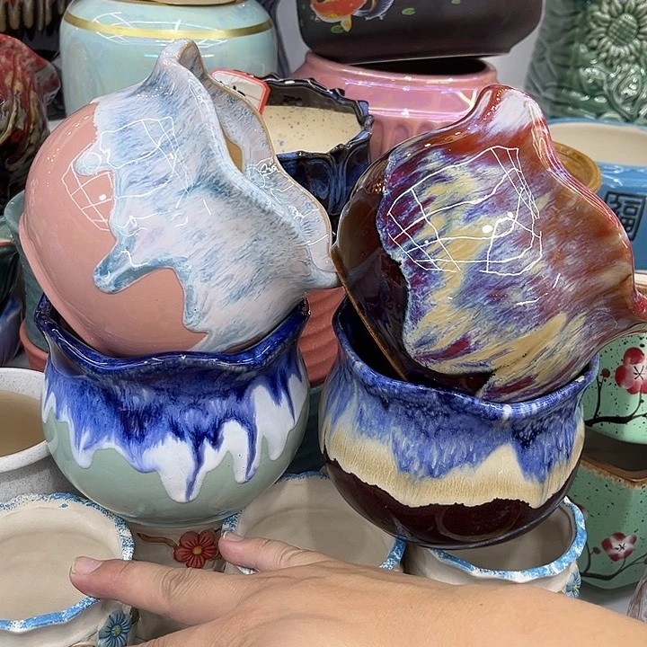 多肉植物陶瓷花盆9.99包邮