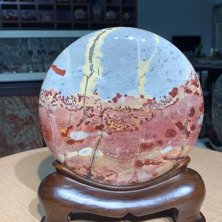 广西国画石摆件，观赏收藏