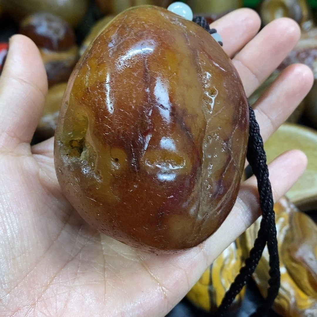 玛瑙/玉髓未镶嵌手把件