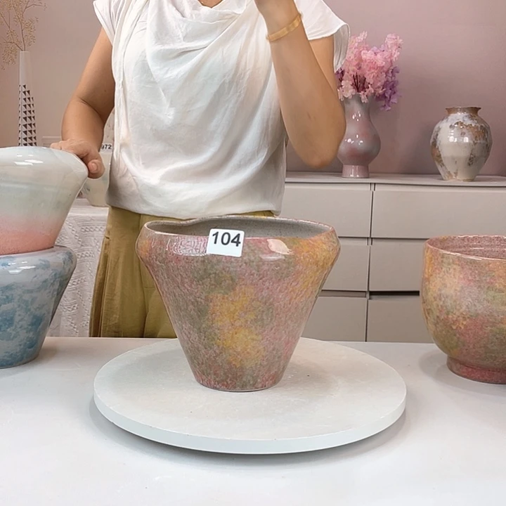 摆件104高20口23景德镇陶瓷艺术精品