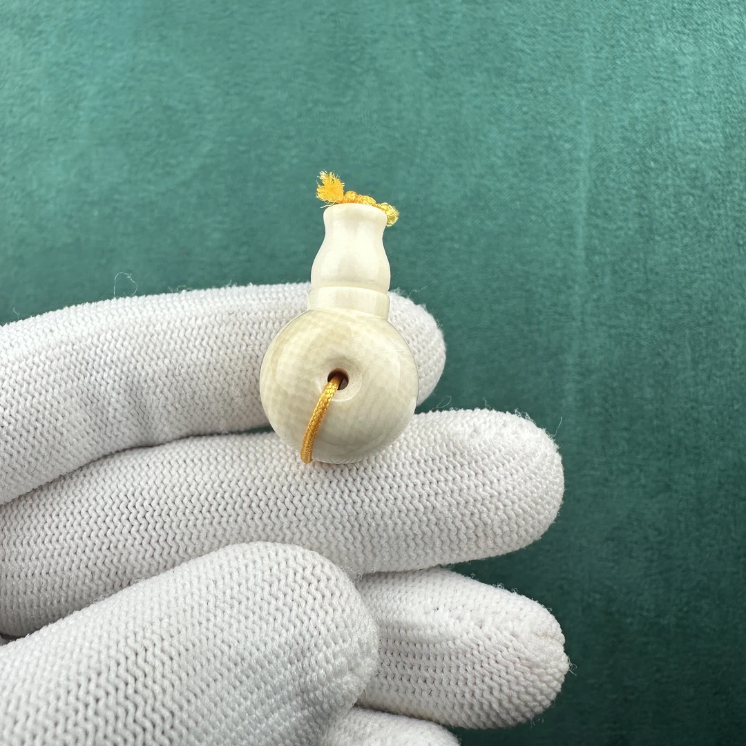 D9361天然猛犸牙藏式分体三通14.7x26mm支持鉴定 一物一图