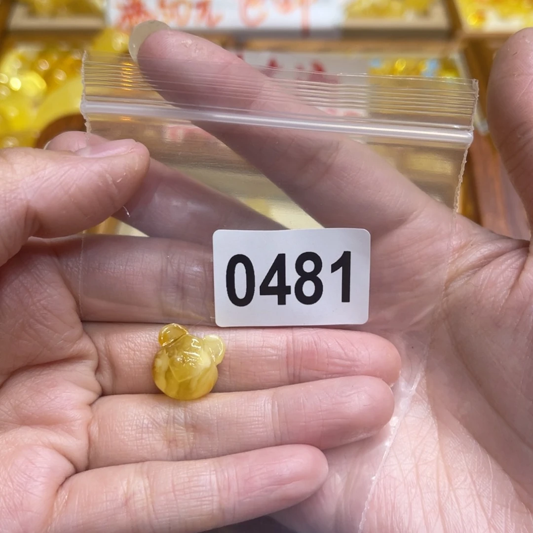 未镶嵌毛衣链琥珀蜜蜡
