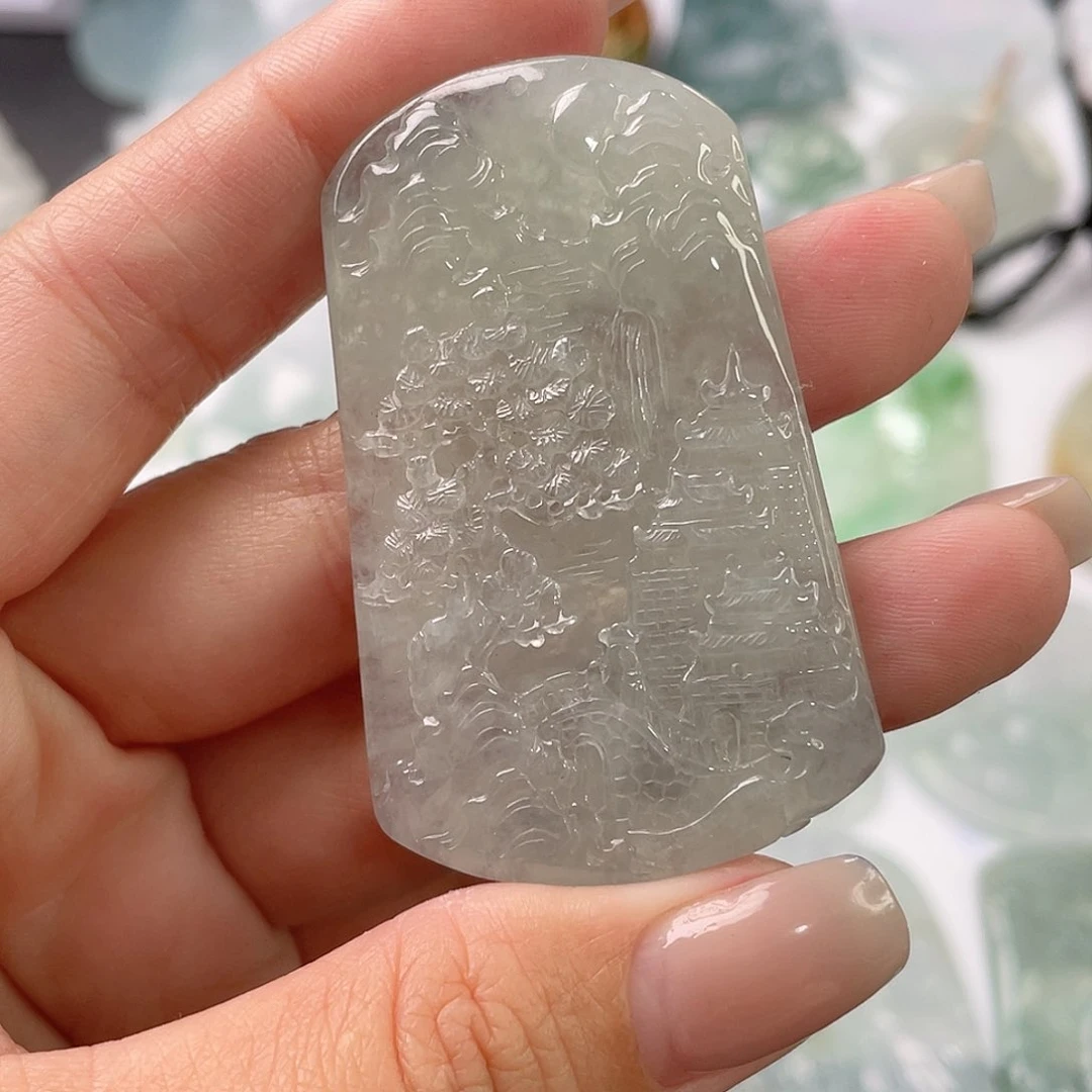 吊坠(不含链)未镶嵌翡翠1