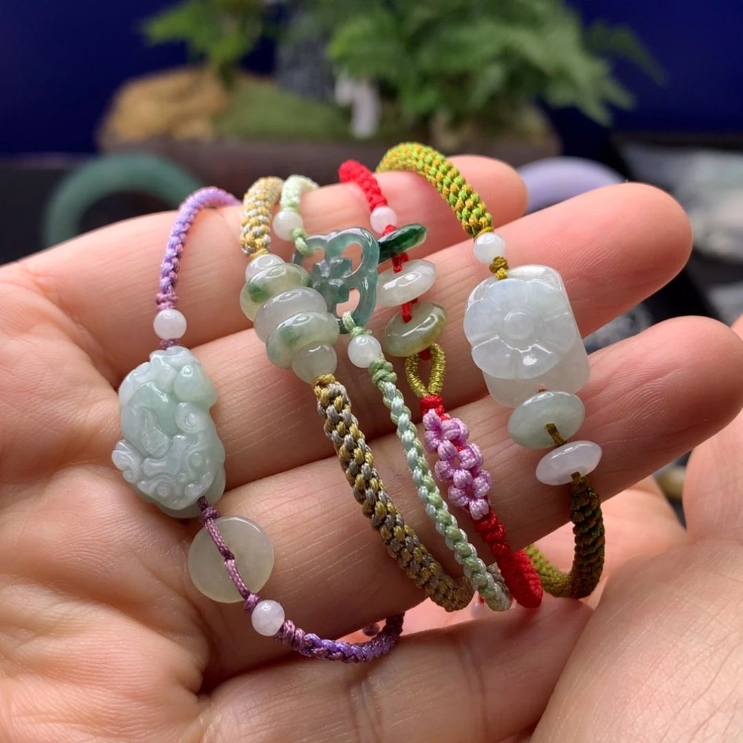 定制翡翠手链未镶嵌多样性