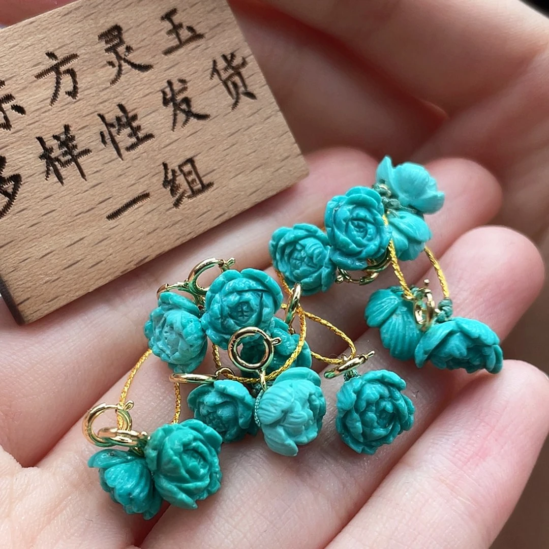 绿松石未镶嵌颈饰