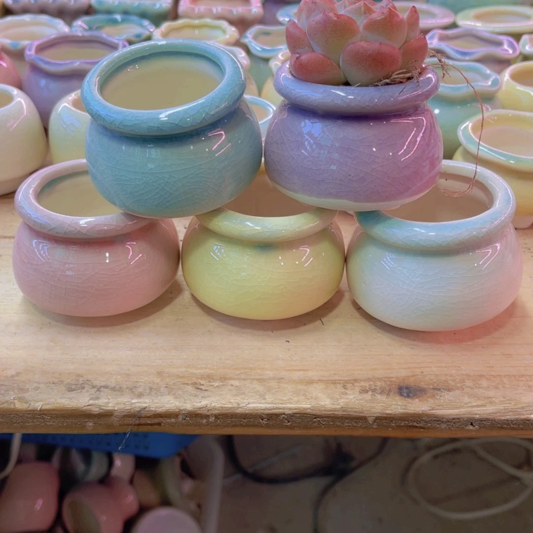 陶瓷花盆当场凑满12包邮