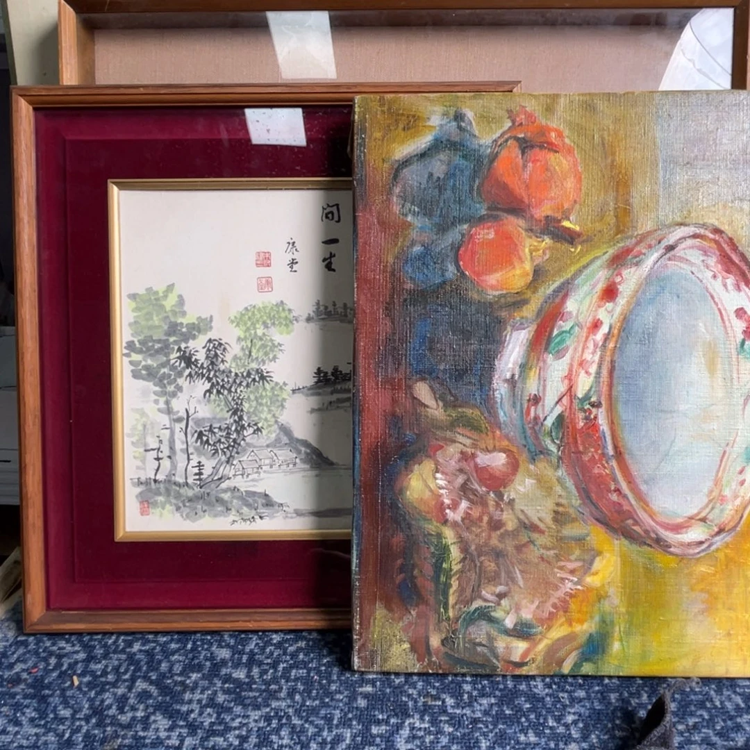 埃***克中古框画有磕碰不退不换