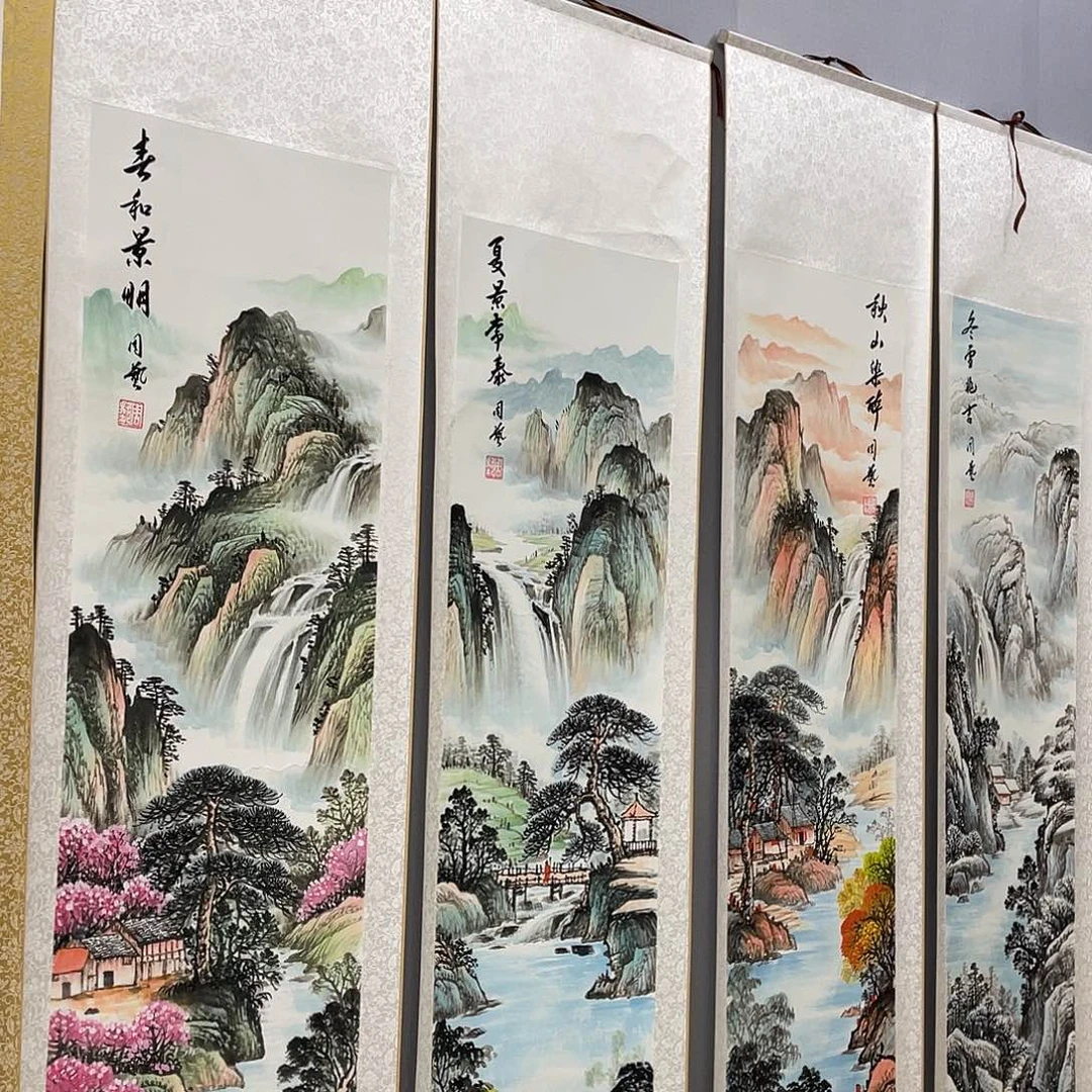 国画老师手绘作品w