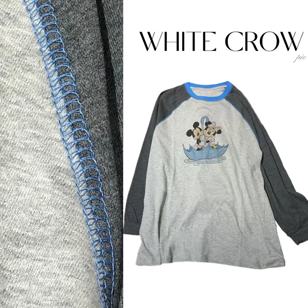 白乌鸦【雨伞小奇】7280春款短袖上新