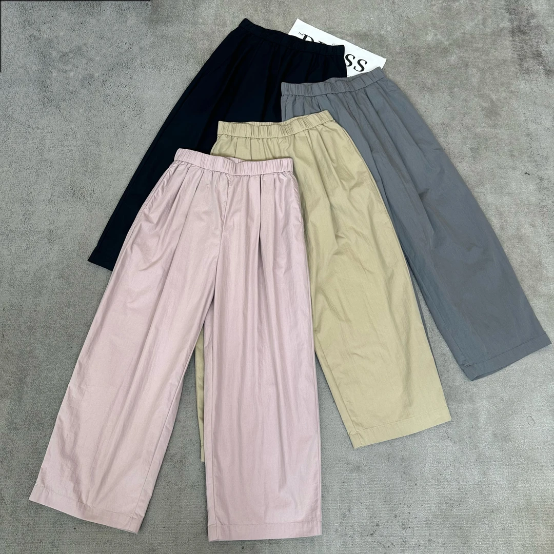 【米可家】松紧腰夏季薄款九分休闲气球裤0015