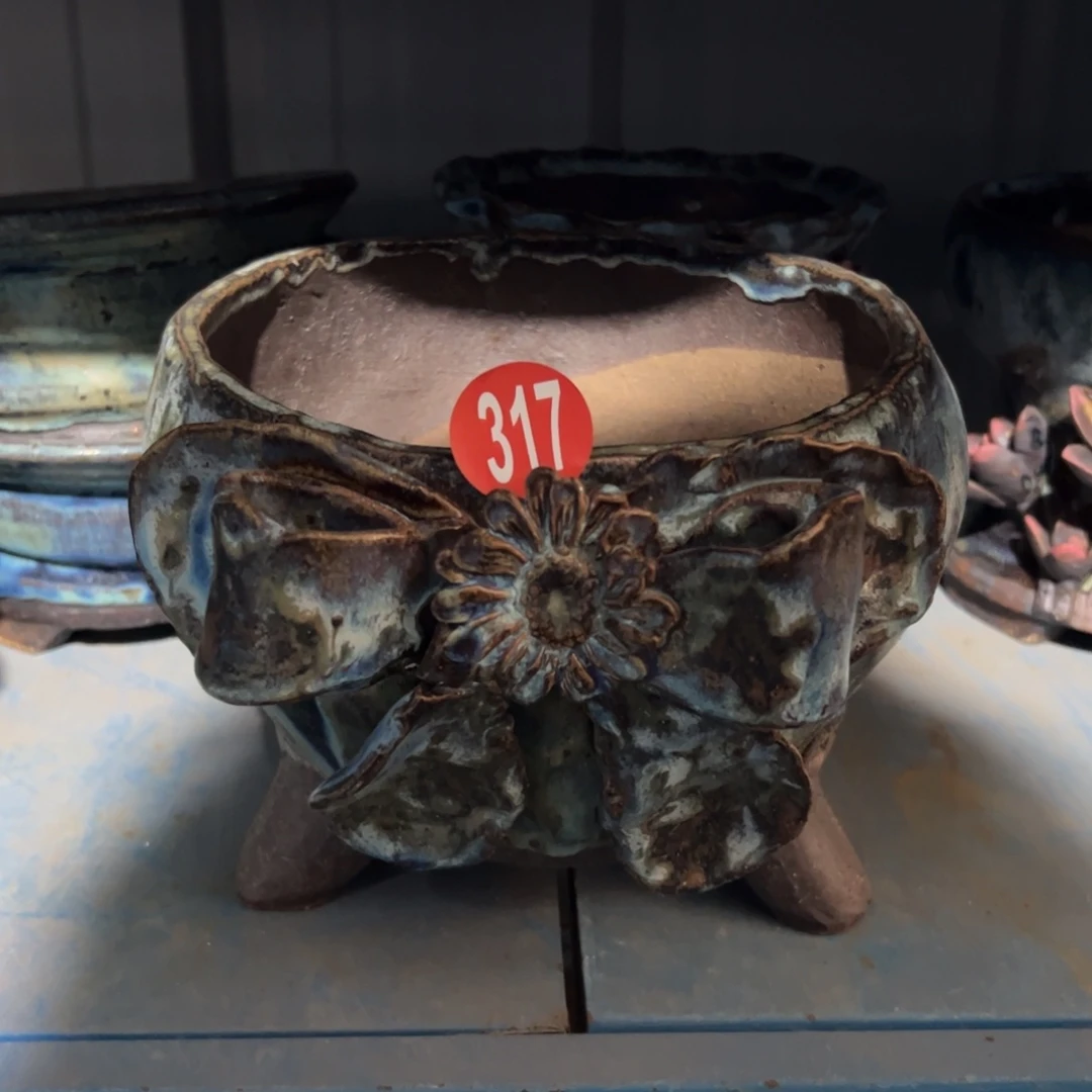 陶瓷微瑕317 号陶然花器厂家直销