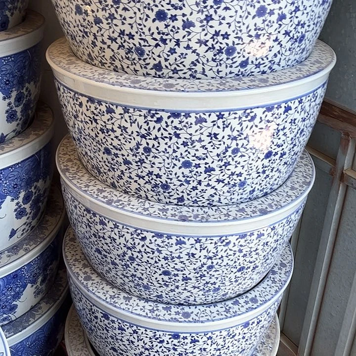 瓷片青花小碎花53✖️33