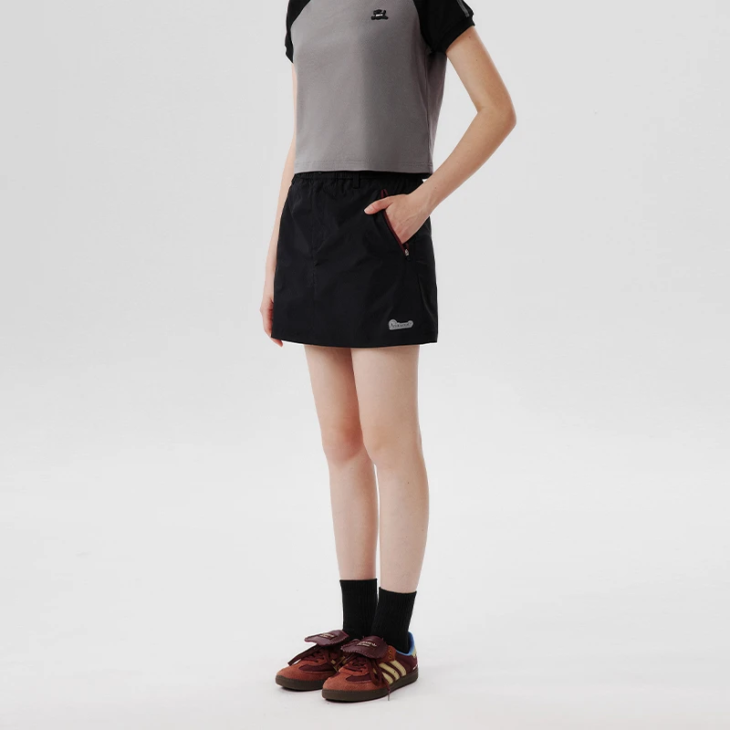 PSO Brand女款LOGO撞色风衣短款裤裙XXQ015