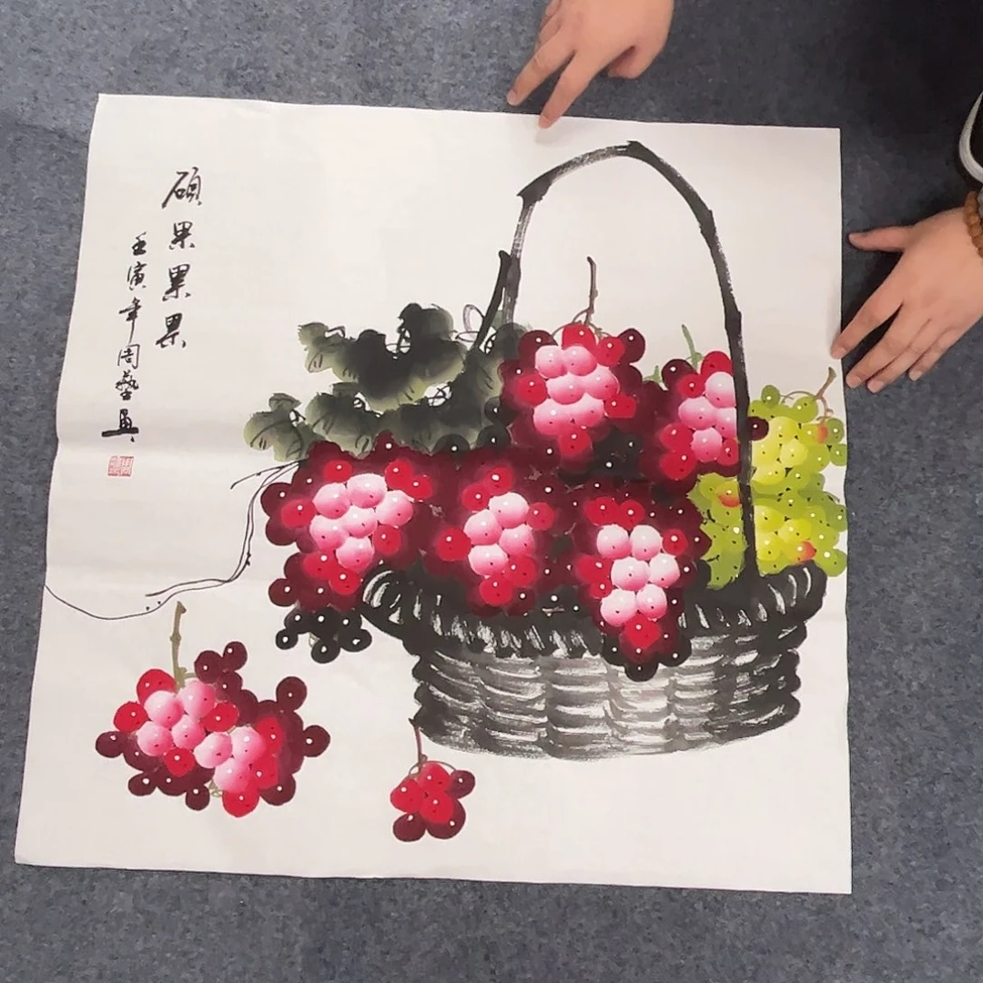 国画国画作品宣纸纯手绘