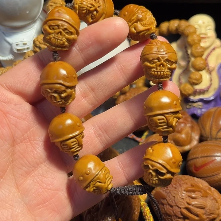 橄榄核手串/手链骷髅军团