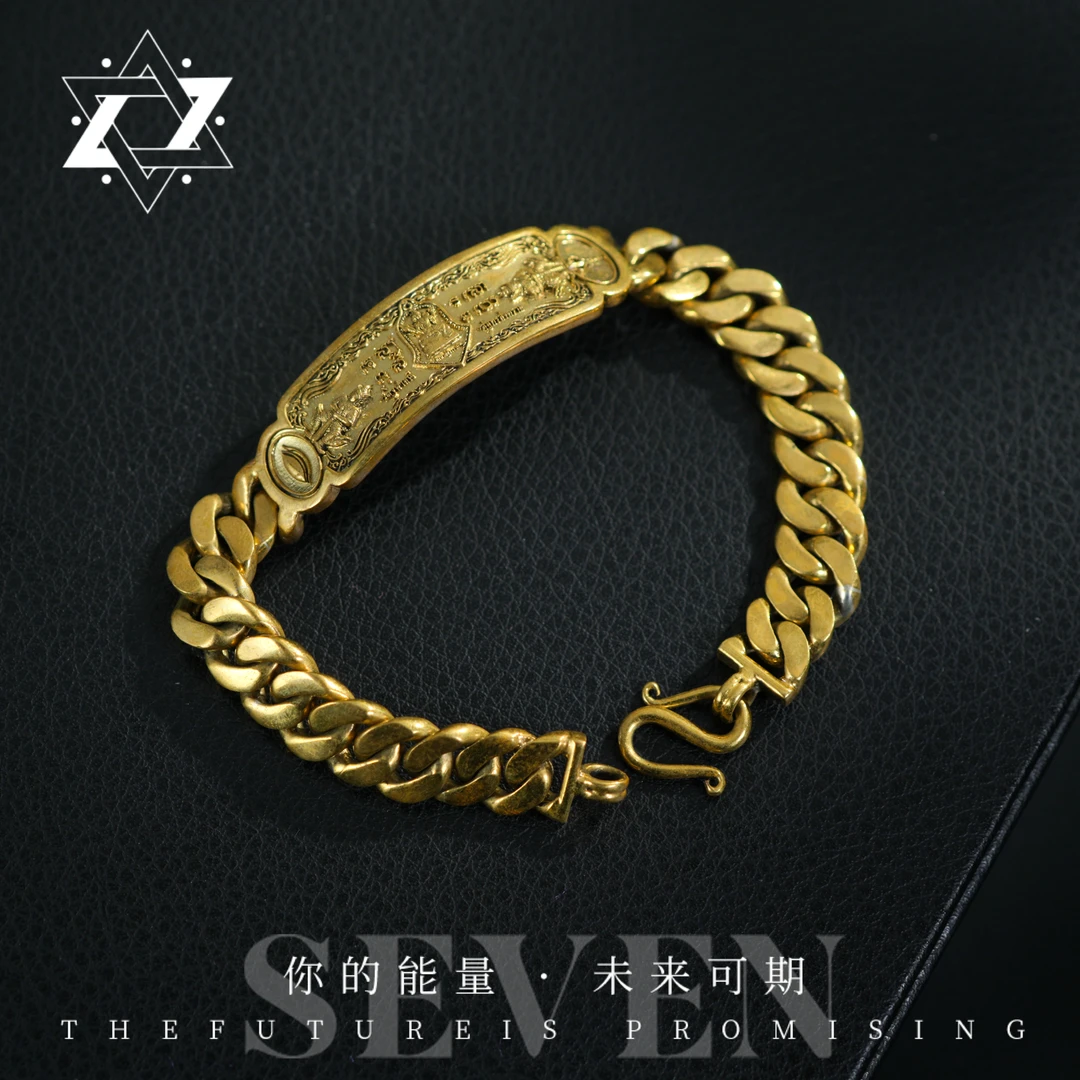 黄铜手链 【印象吉祥】LP易中间四面两边鬼王手链55759