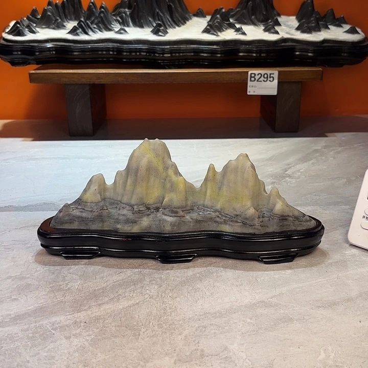 灵璧石奇石摆件小*饭