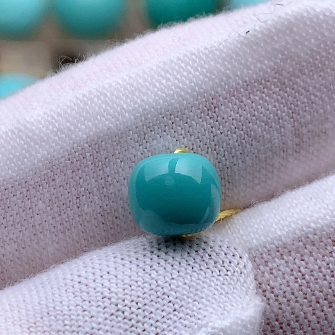 绿松石未镶嵌珠宝奇石7.6mm