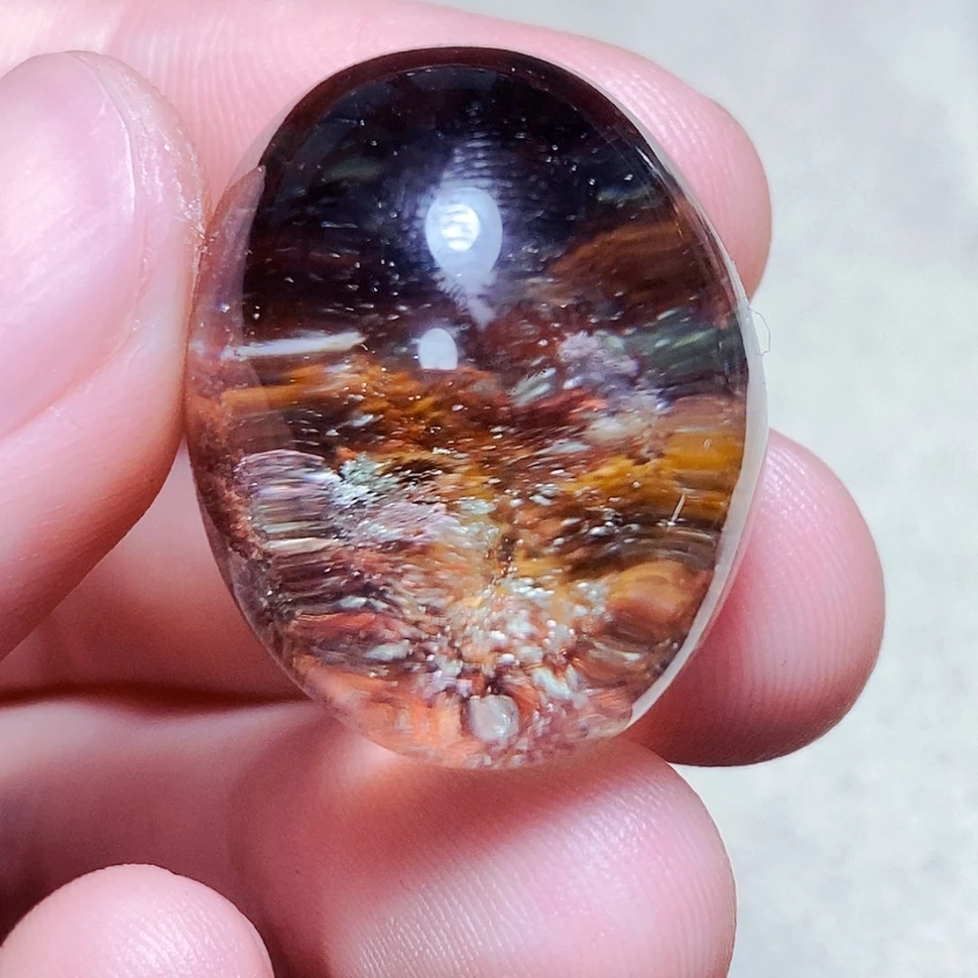 水晶颈饰未镶嵌然*