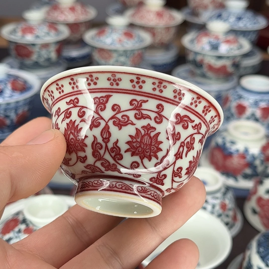 秘*长景德镇陶瓷青花釉里红