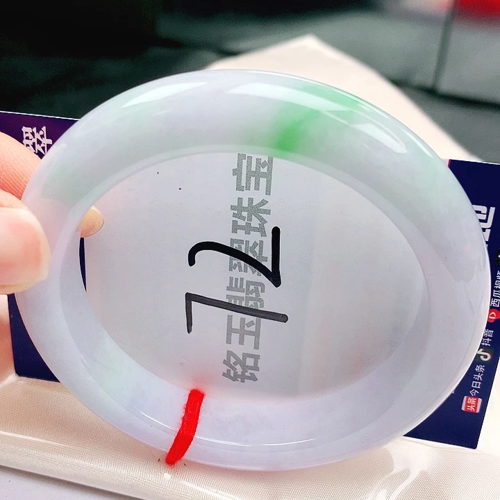 翡翠未镶嵌手镯缅甸天然a货翡翠手镯